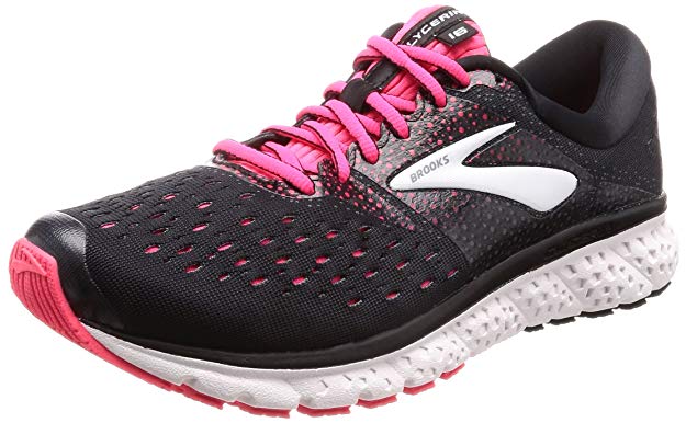 New Brooks Women s Glycerin 16 D Wide Running Shoe Women s 9.5 Black P PremierSports