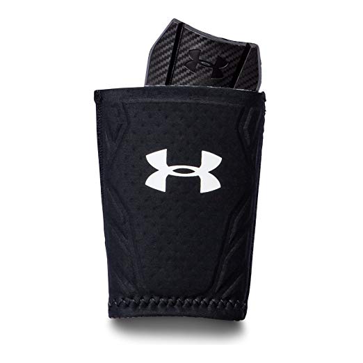 New Under Armour Men's Baseball Wrist Guard Reversible Black/Camo Larg