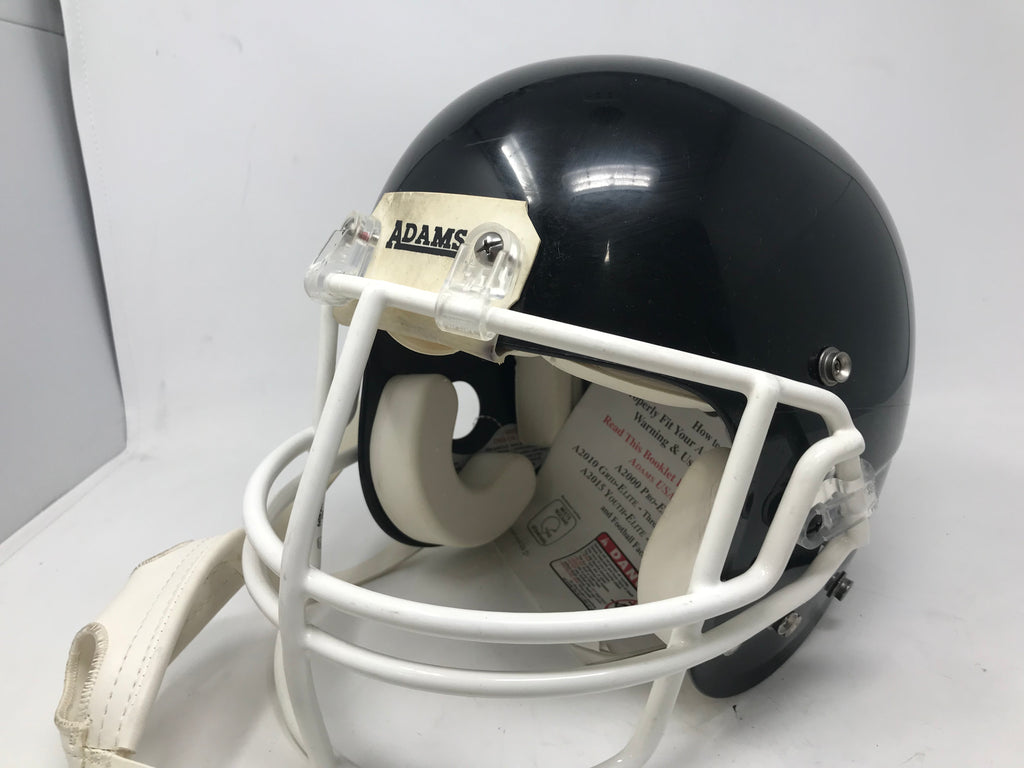 New Adams A2010 Grid Elite Youth Medium Football Helmets Black/White J – PremierSports