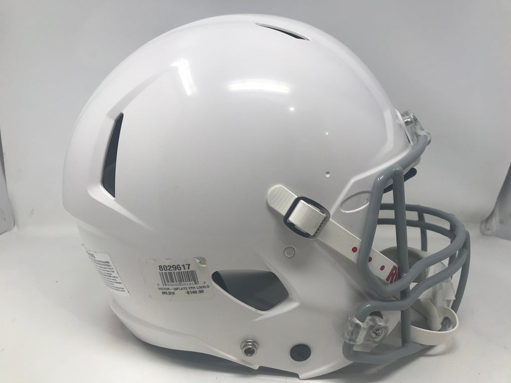 Used Riddell Youth Victor-I Football Helmet Large/X-Large White/Grey – PremierSports Used Riddell Youth Victor-I Football Helmet Large/X-Large White/Grey – PremierSports
