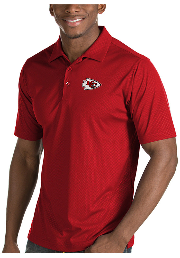 New Antigua Men's Kansas City Chiefs Illusion Red Xtra-Lite Polo Large –  PremierSports