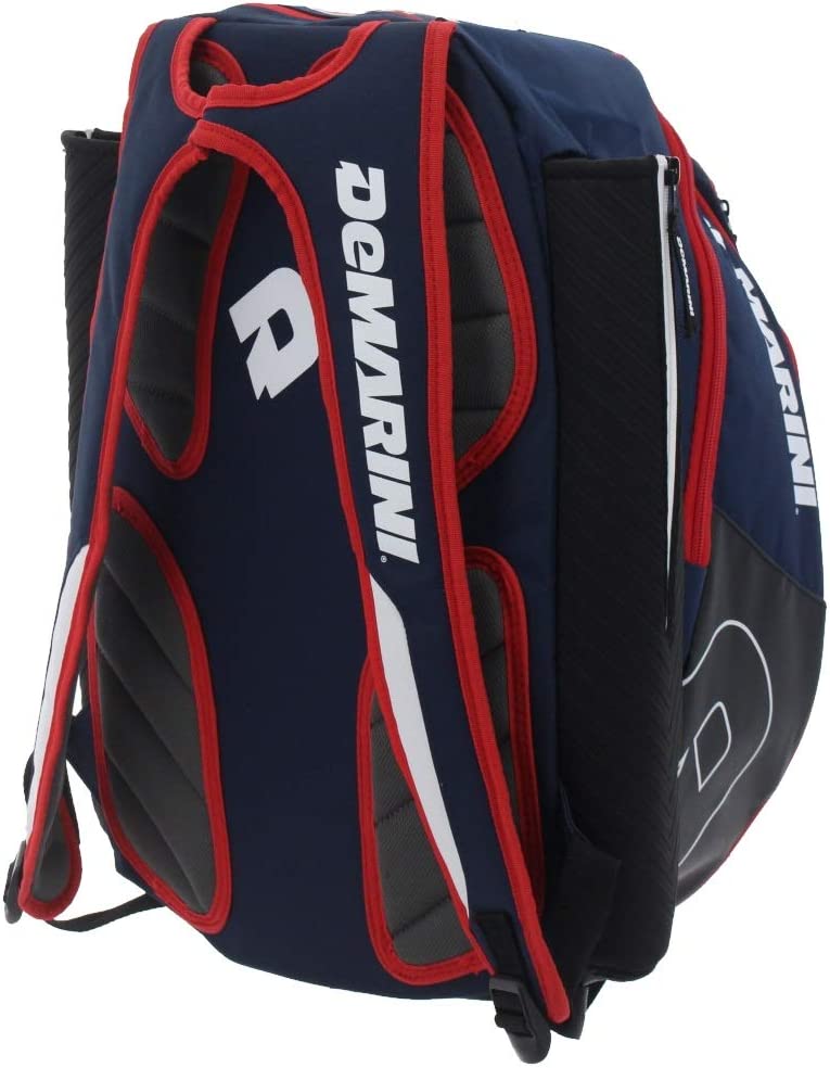 Demarini red white fashion and blue bag