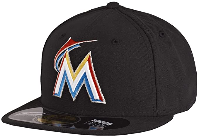 New Era 59FIFTY MLB Florida Marlins Pop Sweat Fitted Hat 7 3/4