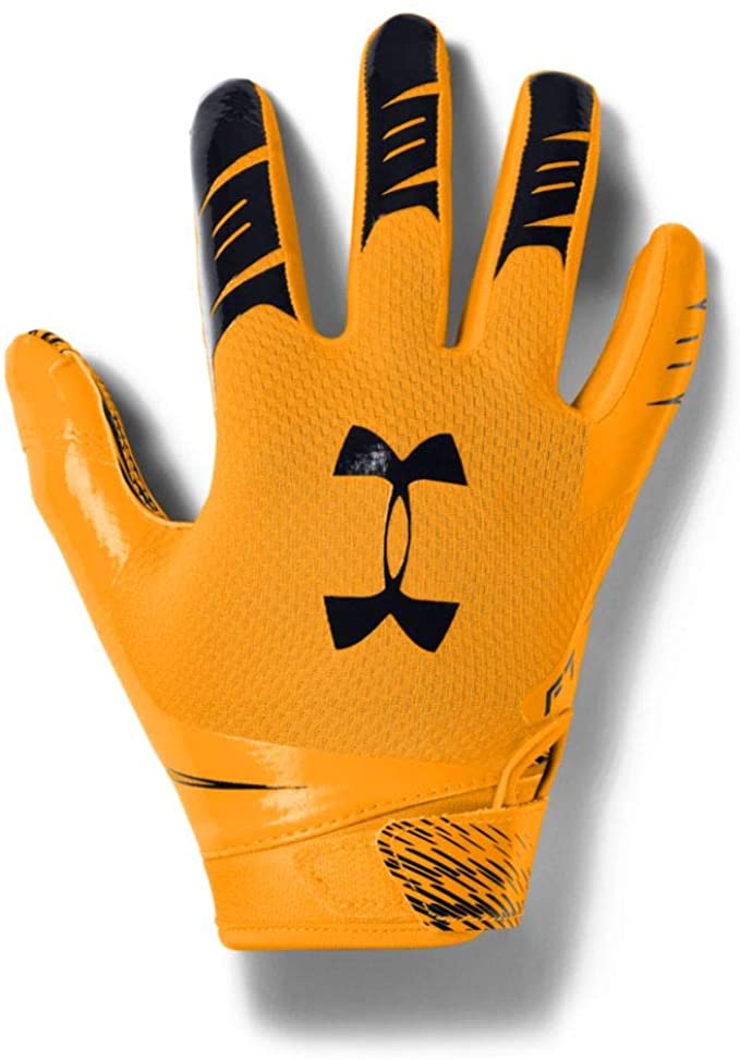 Under armour football gloves yellow Clearance