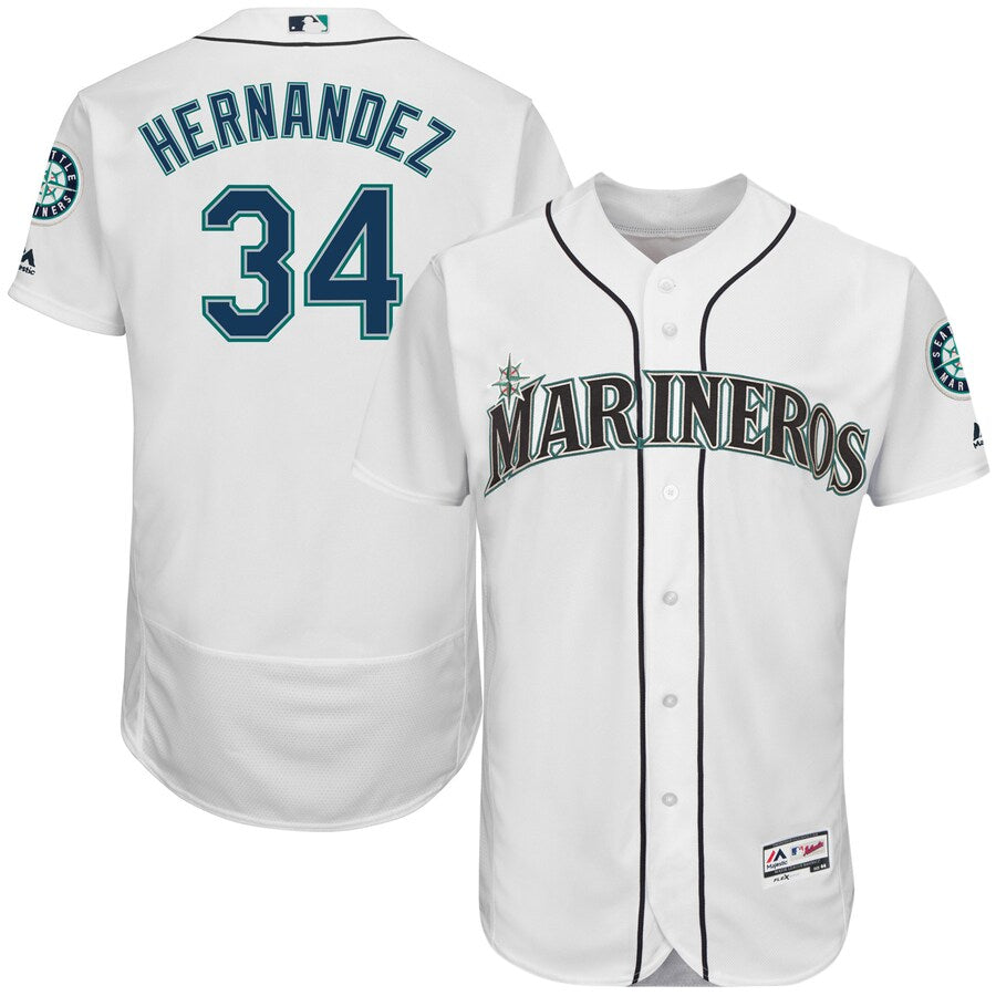 New Majestic Seattle Mariners Felix Hernandez Baseball Jersey Replica –  PremierSports