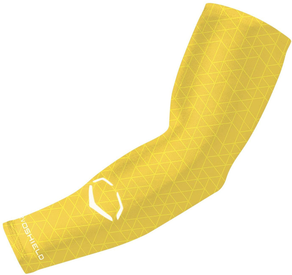 New EvoShield EvoCharge Compression Arm Sleeve Small/Medium Yellow/Whi –  PremierSports