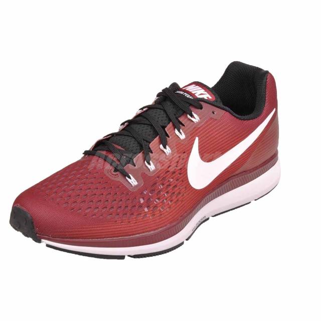 Nike Air Zoom Pegasus 34 Running Shoes Men 7 Red/Black – PremierSports