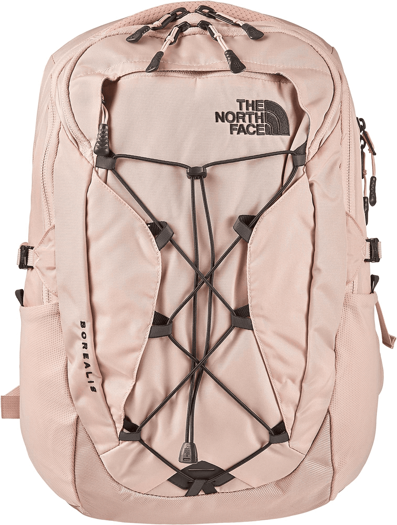 New North Face Women s Borealis Backpack Misty Rose Black Oxide PremierSports