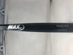 New MaxBat Pro Series Maple Wood Baseball Bat: R10 Adult-Black/Silver 34 Inch