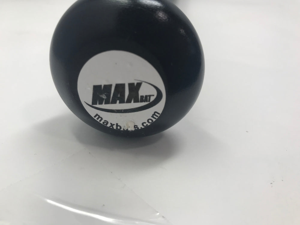 New MaxBat Pro Series Maple Wood Baseball Bat: R10 Adult-Black/Silver 34 Inch