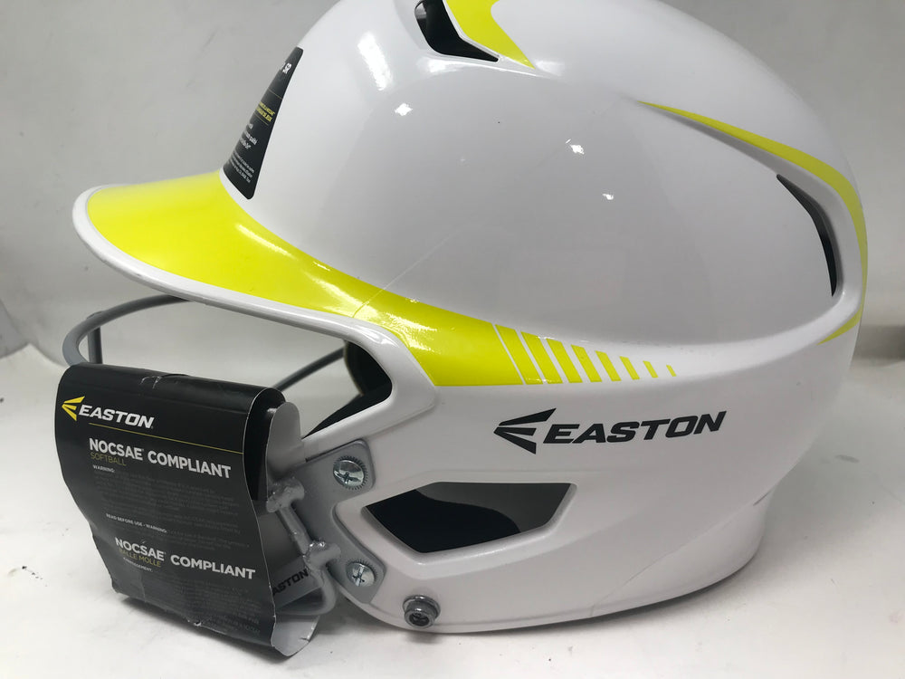 New, Other Easton Z5 Two Tone Senior Fastpitch Batting Helmet w/Mask 6 78/ 78 5/8