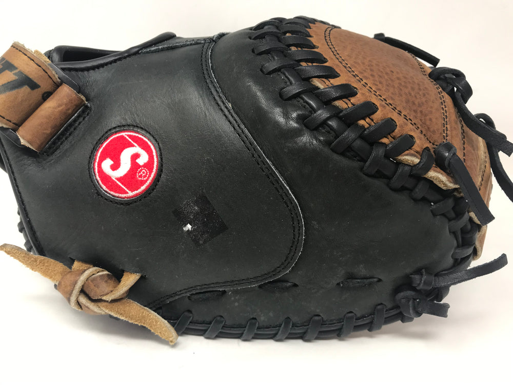 New Schutt SCM1 33” Unisex Softball Catchers Mitt RHT Black/Brown
