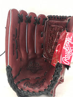 New Rawlings RTD Series Special Edition Baseball Glove LHT RTD125PP 12.5" Blk/Br