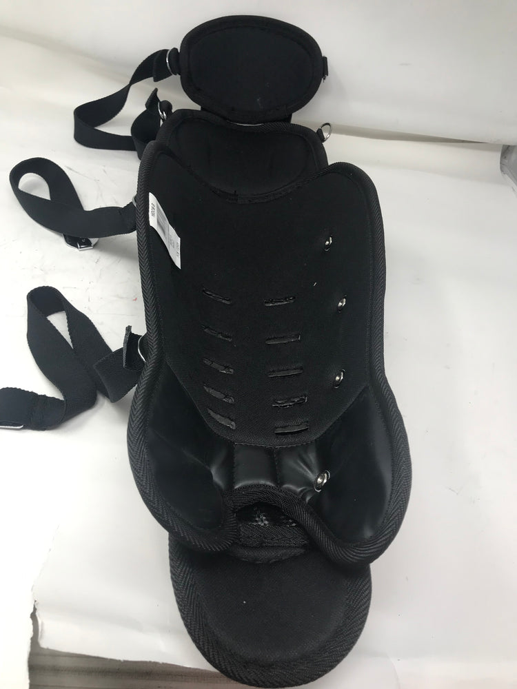 New Rawlings Junior 15.5 inch Knee to Ankle Catcher's Leg Guards Black (Pair)
