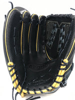 New Wilson A2000 SCV125 12.5" Softball Glove Black/Gold LHT V125 Spin Control