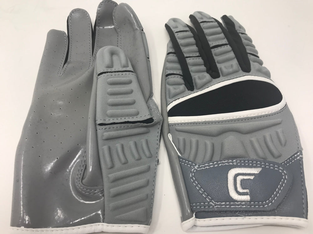 Grey cutters hot sale football gloves