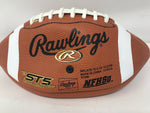 New Rawlings Composite Leather ST5 Michigan Official Football MHSAA Brown/White