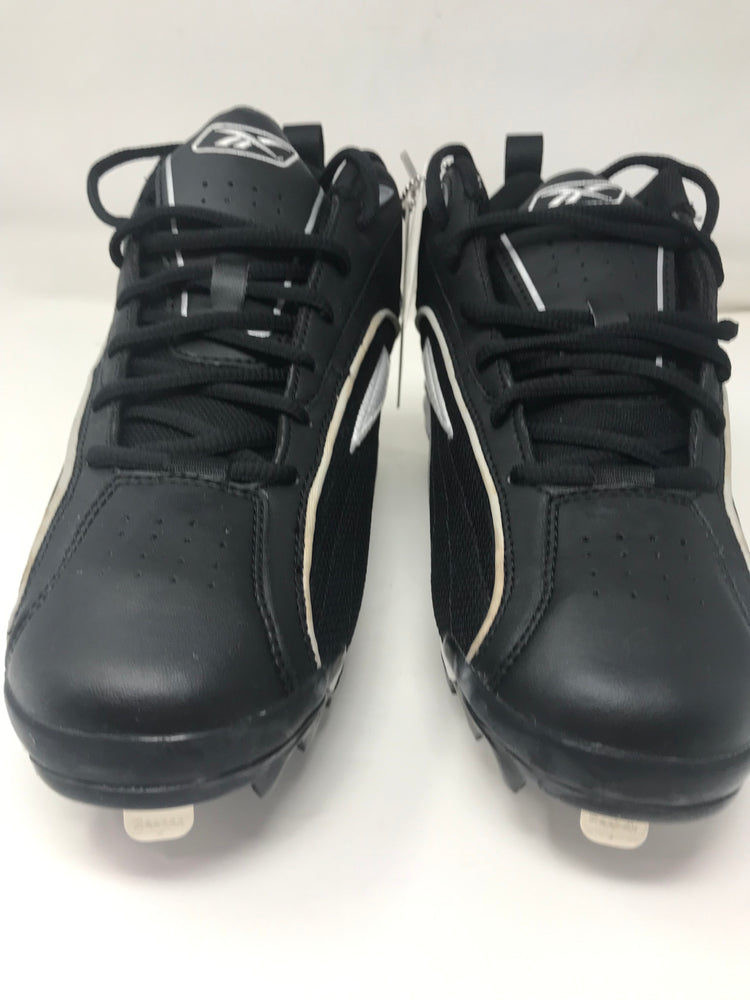 New Reebok Vero FL M5 Mid II Cleats 18-157282 Men 12.5 Black/White Baseball
