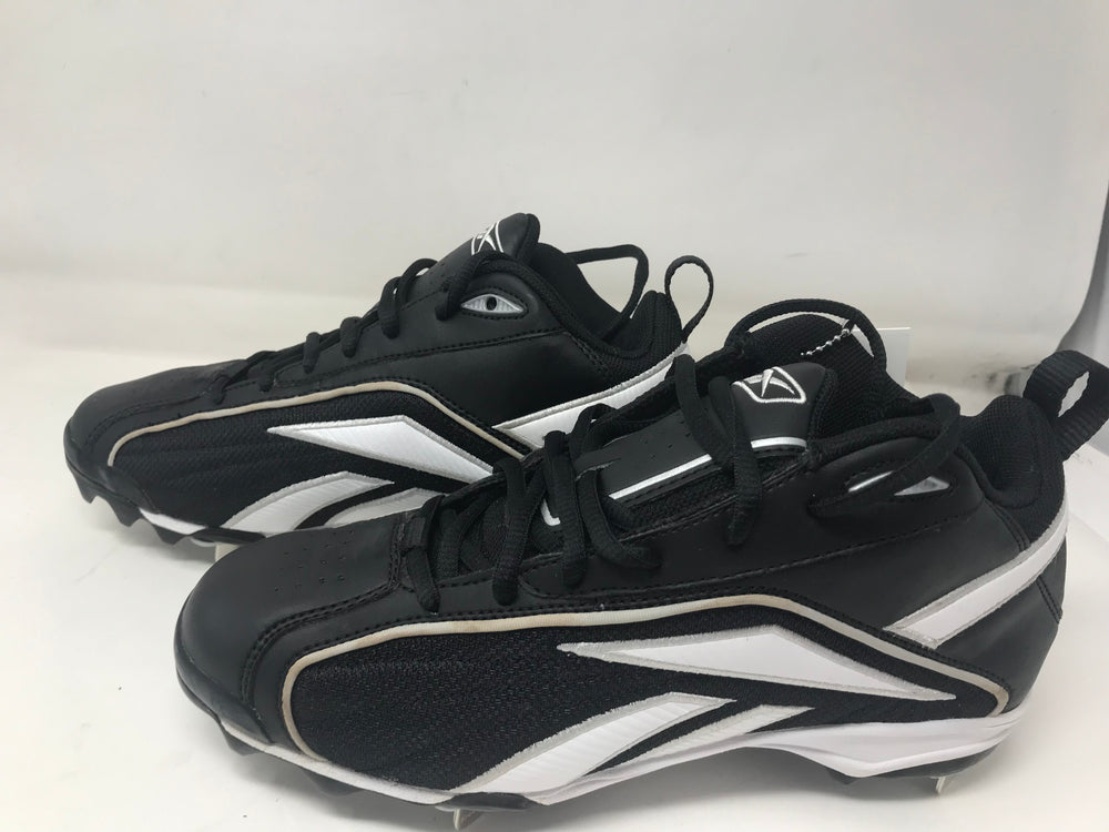 New Reebok Vero FL M5 Mid II Cleats 18-157282 Men 9.5 Black/White Baseball