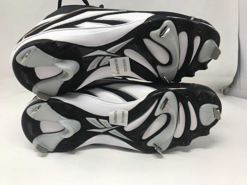 New Reebok Vero FL M5 Mid II Cleats 18-157282 Men 9.5 Black/White Baseball