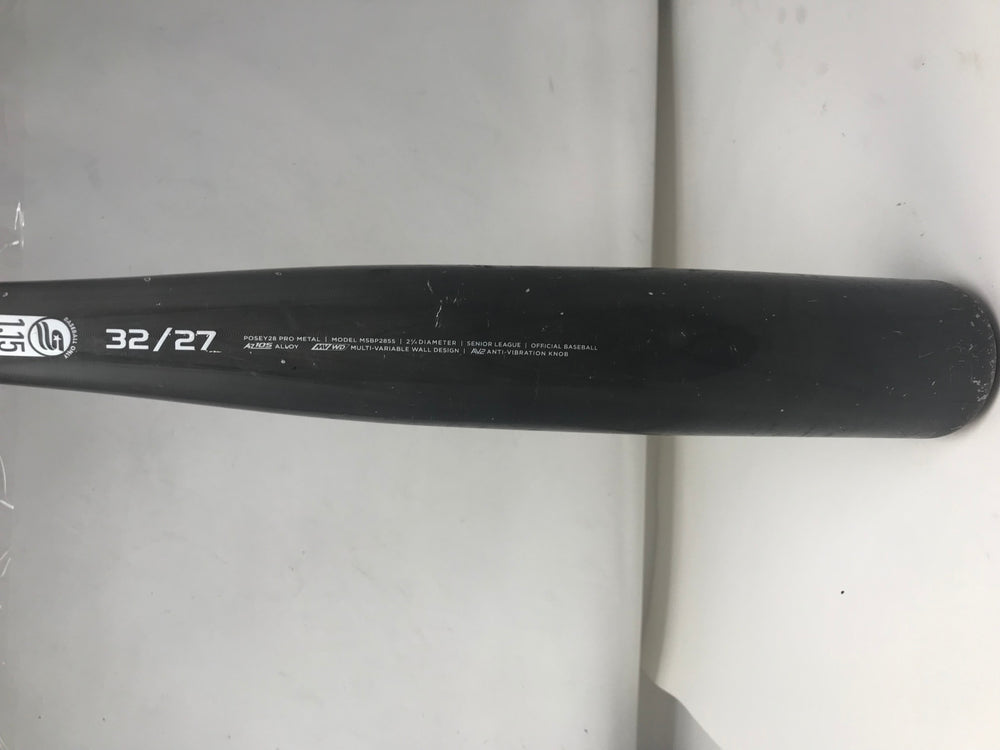 Used Marucci Posey28 Pro Metal Handcrafted 32/27 -5 Smoke 2 3/4