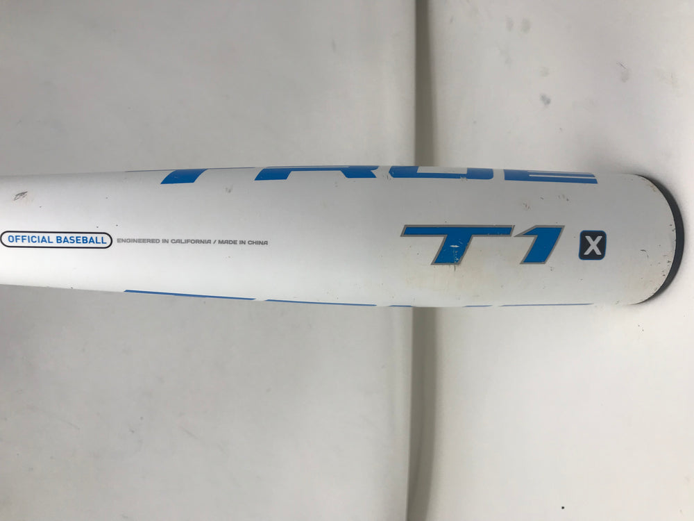 Used TRUE T1X 2-3/4" Big Barrel USSSA Bat -10oz 31/21 (2020) Blk/Slvr/Wht