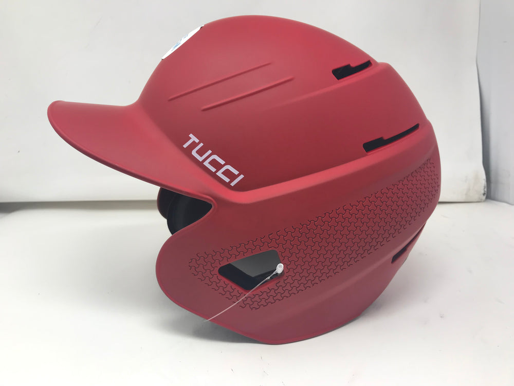 New Schutt Tucci XR1 AiR Baseball Batter's Helmet Senior OSFM Matte Re ...