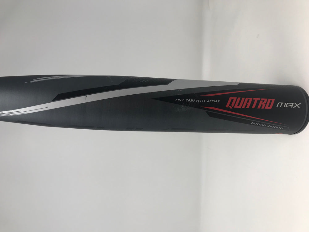 New Other Rawlings Quatro Pro MAX BBCOR Baseball Bat Composite Blk/Slvr/Rd 34/31
