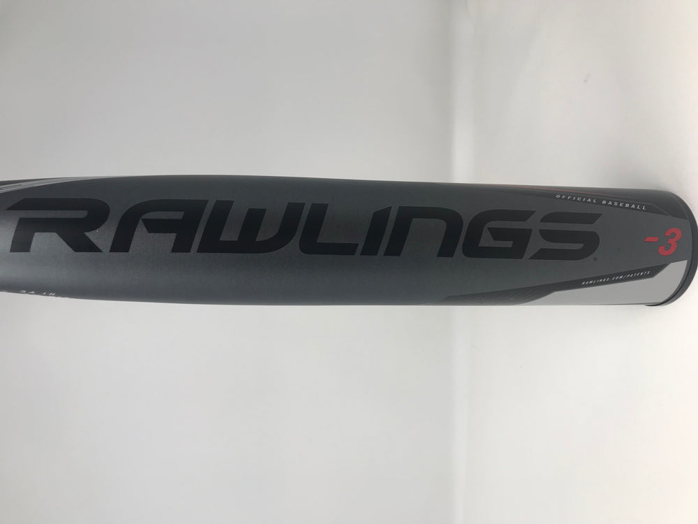 New Other Rawlings Quatro Pro MAX BBCOR Baseball Bat Composite Blk/Slvr/Rd 34/31