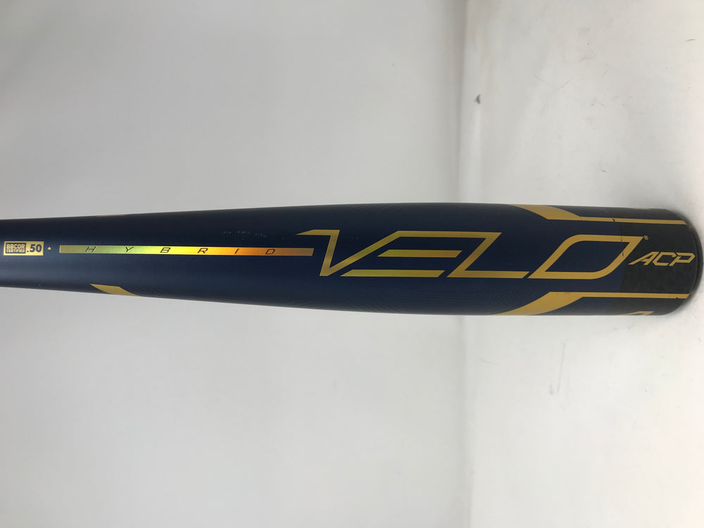 Used Rawlings 2021 Velo BBCOR Baseball Bat Series 31/28 (-3) Navy/Gold