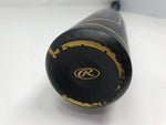 Used Rawlings 2021 Velo BBCOR Baseball Bat Series 31/28 (-3) Navy/Gold