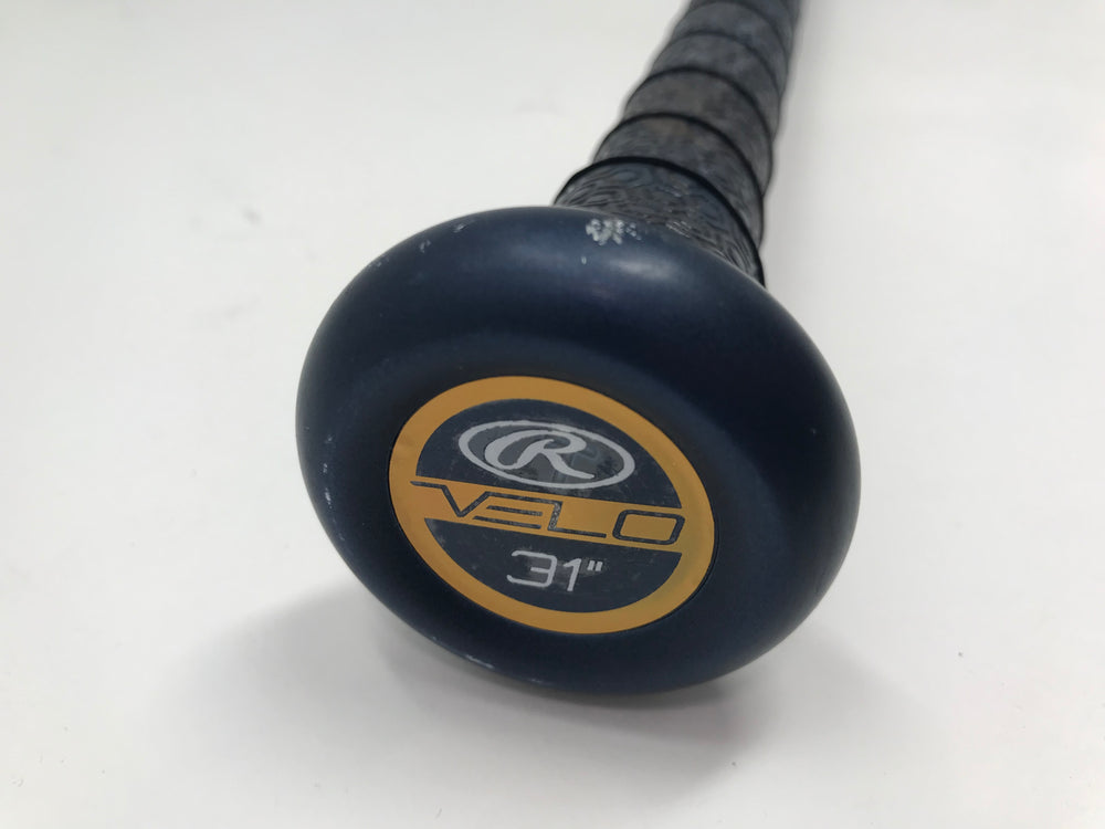 Used Rawlings 2021 Velo BBCOR Baseball Bat Series 31/28 (-3) Navy/Gold