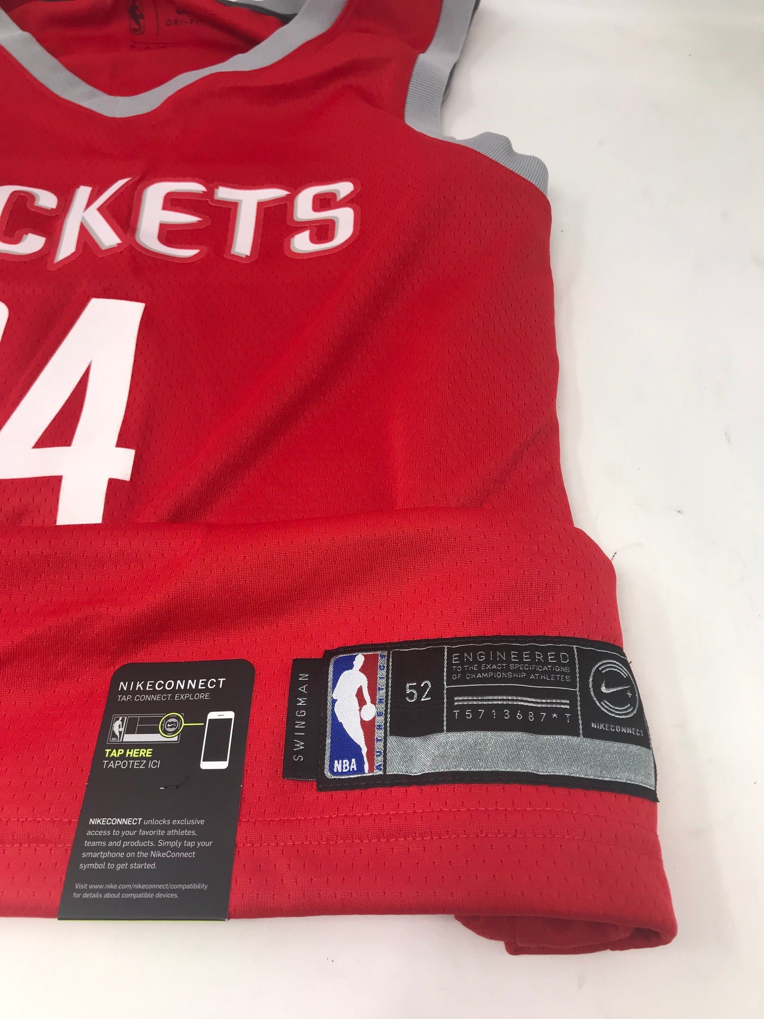 Nike Houston Rocket's Green Swingman Jersey 'Red Gray' 903993-657