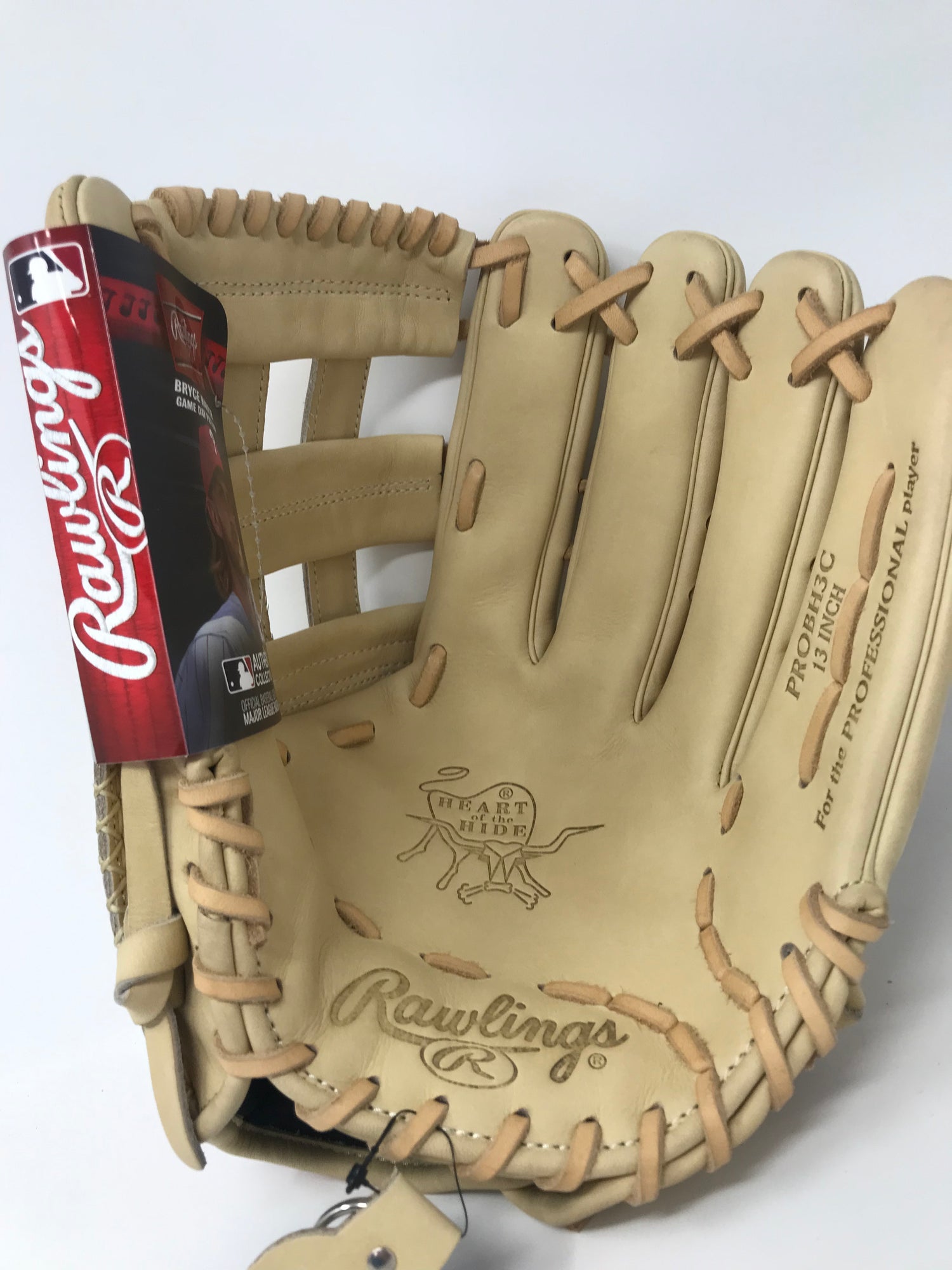 New Rawlings Heart of the Hide Bryce Harper 13 RHT Baseball Glove Cam –  PremierSports