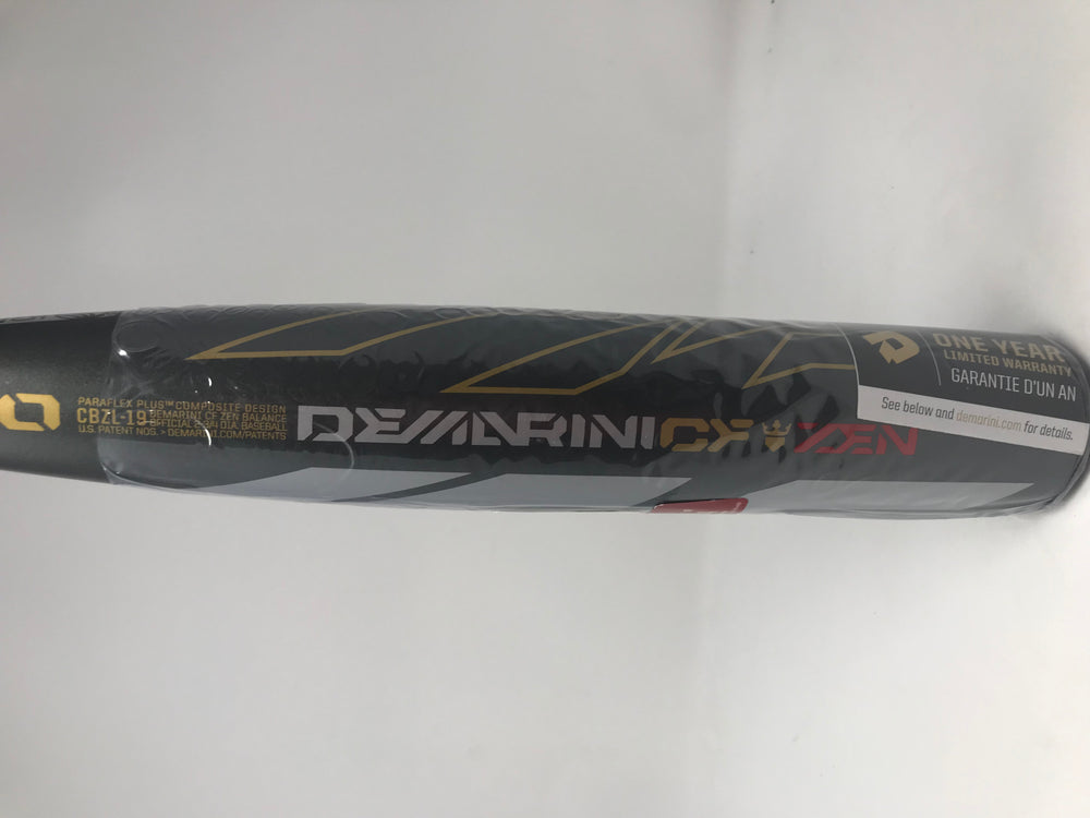 New DeMarini CF Zen 32/22 Black 2 3/4" Senior League Baseball Bat Gray/Red