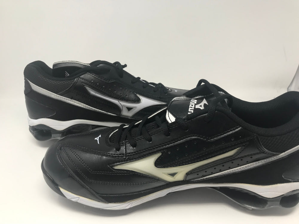 New Other Mizuno 9 Spike Classic G6 Low switch Mens 13.5 Baseball Cleats Blk/Wht