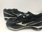 New Other Mizuno 9 Spike Classic G6 Low switch Mens 13.5 Baseball Cleats Blk/Wht