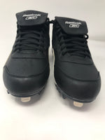 New Reebok Gold Metalist Low Steel Men Size 7 Baseball Cleats Black/White
