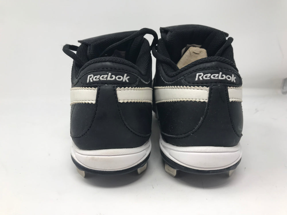New Reebok Gold Metalist Low Steel Men Size 7 Baseball Cleats Black/White