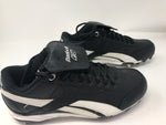 New Reebok Gold Metalist Low Steel Men Size 7 Baseball Cleats Black/White
