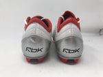 New Reebok Sprintfit RBRMS Junior Soccer Molded Cleats Size 4 White/Red