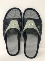 New Nike First String Slide Mens 11 Navy/Gray Sandal