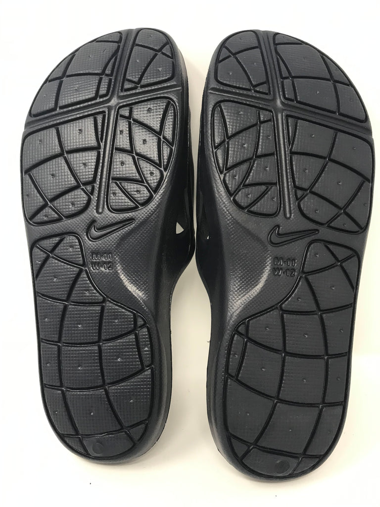 New Nike First String Slide Mens 11 Navy/Gray Sandal – PremierSports