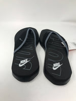 New Nike Men's Celso Girl Thong Plus Sandal, Black/Gray Size 8