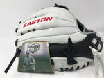 New Other Easton Tournament Elite Slowpitch Softball Glove 13 Inch RHT Wht/Blk