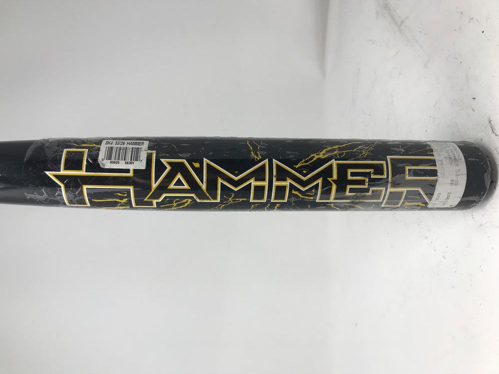 New Other Easton 33/26 SK4 Hammer Slowpitch Softball Bat Black/Yellow