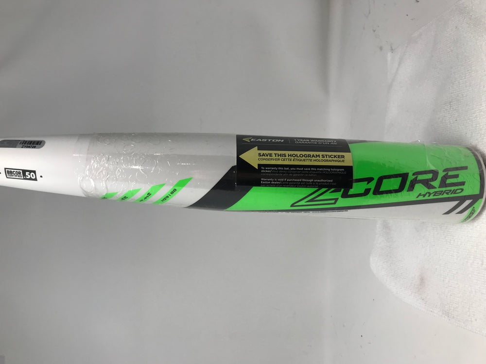 New Other Easton Z-Core Hybrid 33/30 BB16ZH BBCOR Baseball Bat White/Green 2 5/8
