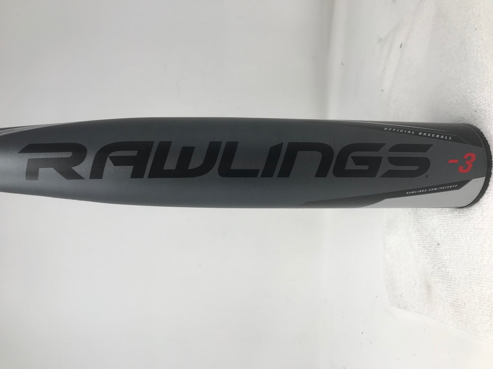 Used Rawlings Quatro Pro BBCOR Baseball Bat Composite Blk/Slvr/Rd 32/29