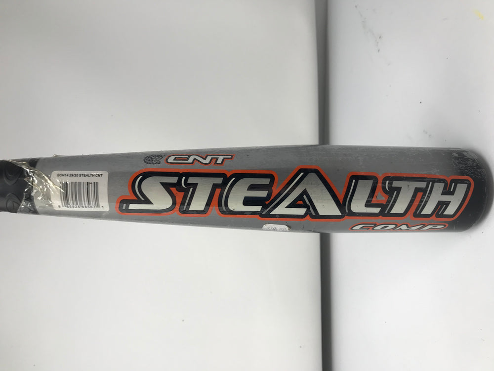 New Other Stealth Comp 29/20 CNT BCN14 Easton Baseball Bat. Silver/Orange 2 3/4"