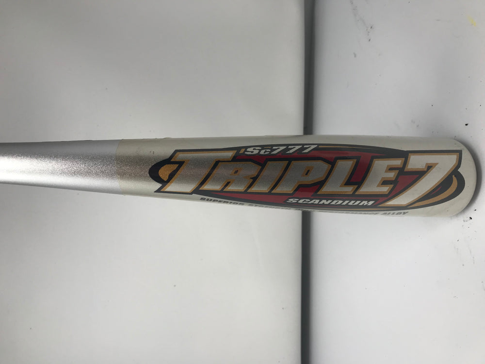 New Other Easton Triple 7 28/19.5 Senior League Baseball Bat Silver BZ88 Silver